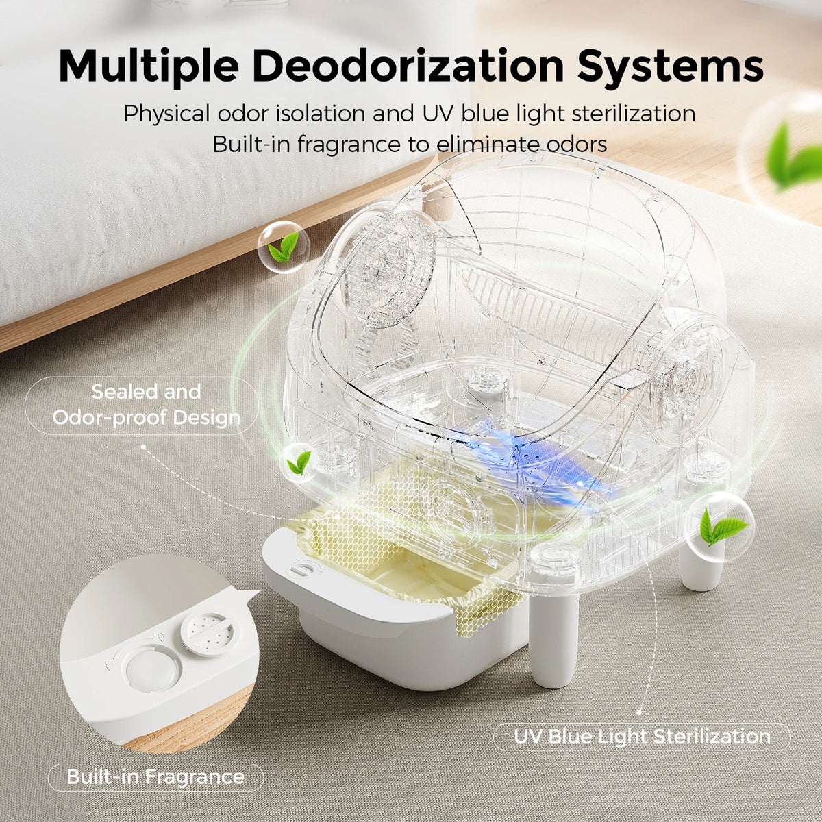 Patbrela White - Smart Katzentoilette