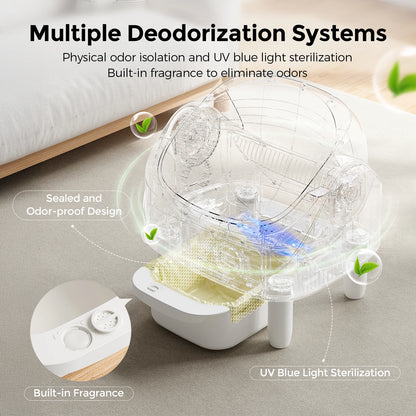 Patbrela White - Smart Katzentoilette